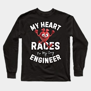 My Heart Races - Engineer Long Sleeve T-Shirt